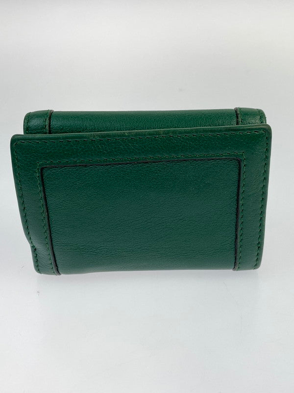 【現状渡し品】【メンズ/レディース】 GUCCI グッチ 658633 バンブー ダイアナ ミディアム ウォレット 181-250821-ks-07-min カラー：グリーン 万代Net店