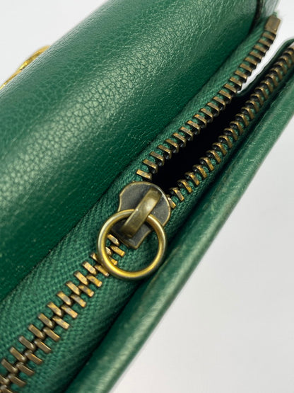 【現状渡し品】【メンズ/レディース】 GUCCI グッチ 658633 バンブー ダイアナ ミディアム ウォレット 181-250821-ks-07-min カラー：グリーン 万代Net店