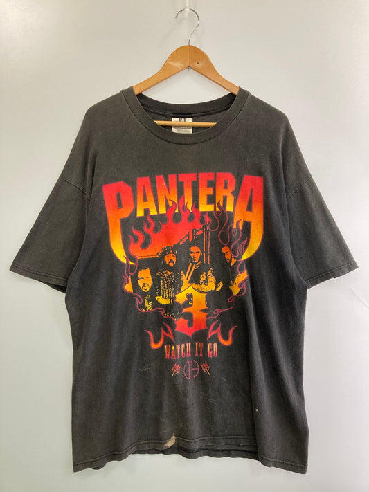 【現状渡し品】【メンズ】 PANTERA 90's 3 WATCH IT GO TEE ショートスリーブ プリントTシャツ 半袖Tシャツ トップス 146-250818-yn-21-min サイズ：XL カラー：ダークグレー 万代Net店