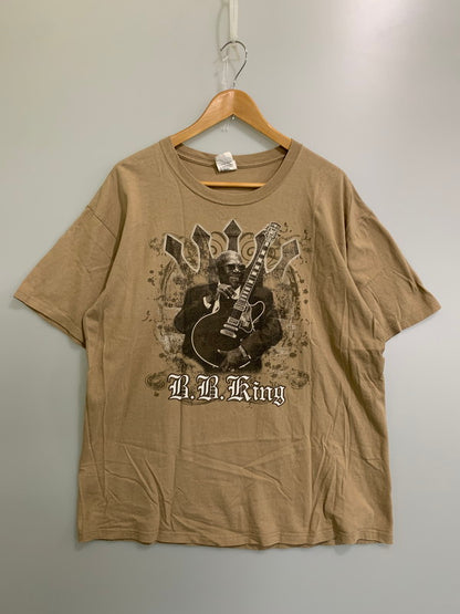 【中古品】【メンズ】 B.B.KING BBキング 00S KING OF THE BLUES TEE Tシャツ トップス 146-250830-ks-07-min サイズ：XL カラー：ベージュ 万代Net店