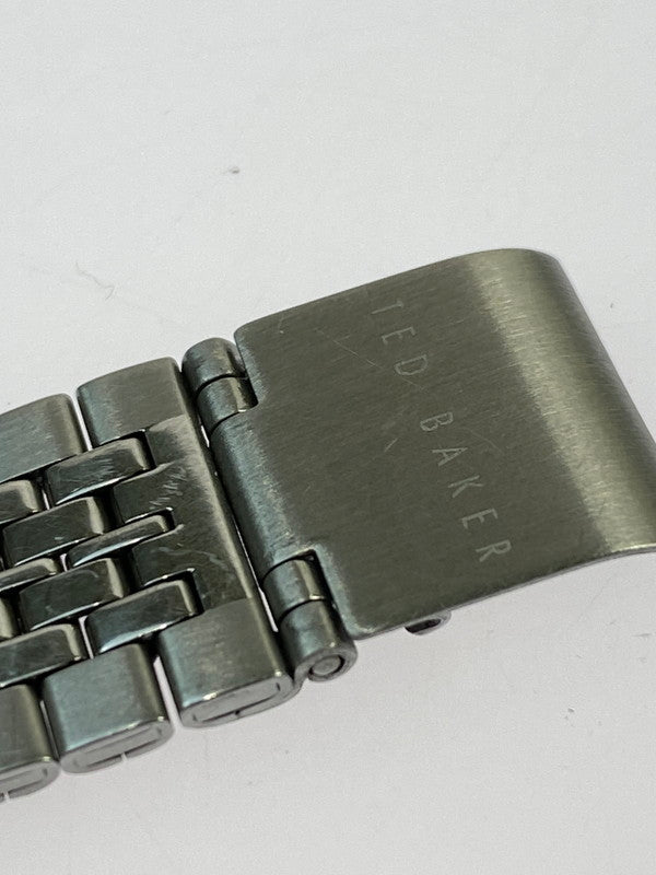 【中古品】【メンズ】 TED BAKER LONDON テッドベーカーロンドン BKP80S201 TED 80’ デジタル クオーツ腕時計 198-250824-AS-19-min カラー：ブラック/シルバー ピンク文字盤 万代Net店