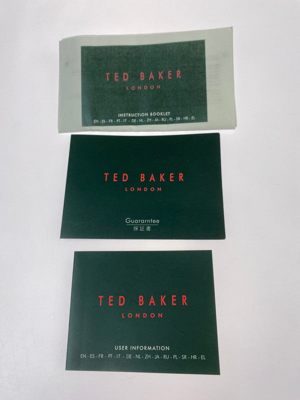 【中古品】【メンズ】 TED BAKER LONDON テッドベーカーロンドン BKP80S201 TED 80’ デジタル クオーツ腕時計 198-250824-AS-19-min カラー：ブラック/シルバー ピンク文字盤 万代Net店