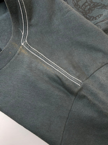 【現状渡し品】【メンズ】 STUSSY ステューシー S/S SKULL CROSS BONE PRINT TEE スカルプリント ショートスリーブTシャツ 半袖Tシャツ トップス 142-251125-yn-22-min サイズ：S カラー：ダークブルーグレー 万代Net店