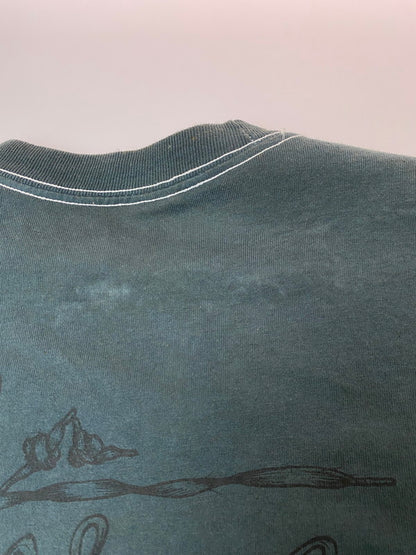 【現状渡し品】【メンズ】 STUSSY ステューシー S/S SKULL CROSS BONE PRINT TEE スカルプリント ショートスリーブTシャツ 半袖Tシャツ トップス 142-251125-yn-22-min サイズ：S カラー：ダークブルーグレー 万代Net店