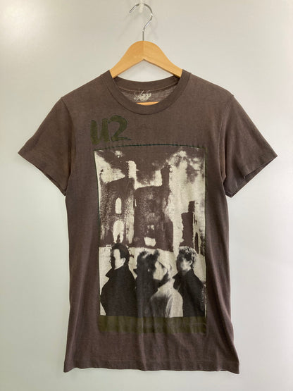 【中古品】【メンズ】 U2 80's THE UNFORGETTABLE FIRE TOUR TEE ショートスリーブ プリントTシャツ 半袖Tシャツ トップス 146-250818-yn-02-min カラー：ブラウン 万代Net店