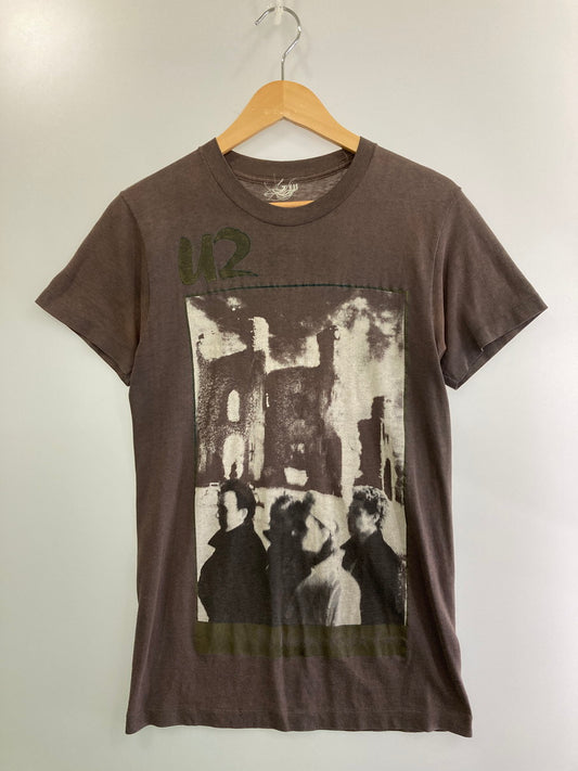 【中古品】【メンズ】 U2 80's THE UNFORGETTABLE FIRE TOUR TEE ショートスリーブ プリントTシャツ 半袖Tシャツ トップス 146-250818-yn-02-min カラー：ブラウン 万代Net店