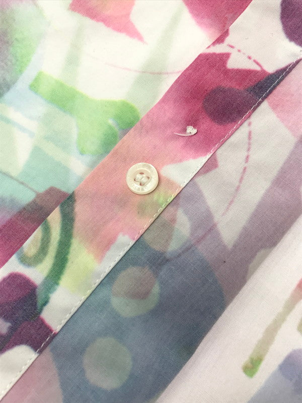 【中古品】【メンズ】 STUSSY S/S All-OVER PATTERN SHIRT 総柄 半袖 シャツ トップス 142-260607-rt-04-tagh サイズ：S カラー：マルチカラー 万代Net店