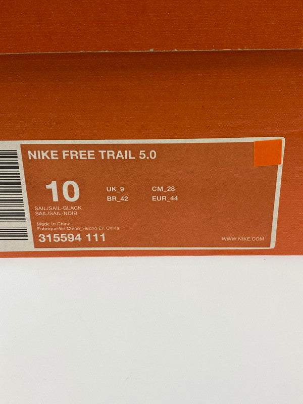【現状渡し品】【メンズ】 NIKE ナイキ 315594 010 ×STUSSY FREE TRAIL 5.0 靴 シューズ スニーカー SNEAKERS 160-250820-ks-13-min サイズ：28cm カラー：SAIL/SAIL‐BLACK 万代Net店