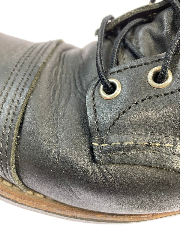 【現状渡し品】【メンズ】 RED WING レッドウィング IRON RABGER 8084 アイアンレンジャー ブーツ 靴 164-250823-yn-15-min サイズ：27.5cm カラー：ブラック 万代Net店