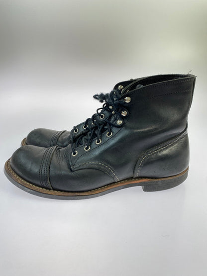 【現状渡し品】【メンズ】 RED WING レッドウィング IRON RABGER 8084 アイアンレンジャー ブーツ 靴 164-250823-yn-15-min サイズ：27.5cm カラー：ブラック 万代Net店