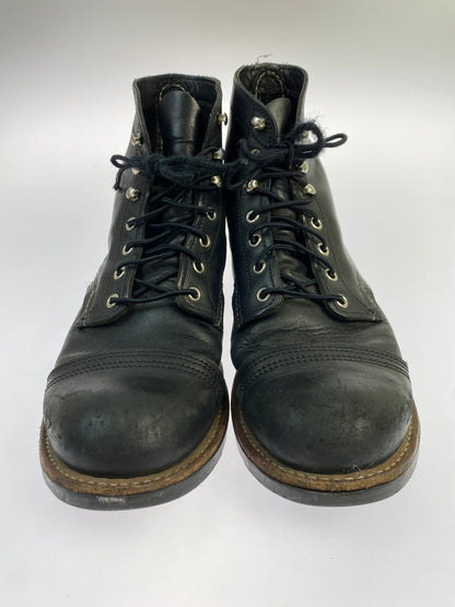 【現状渡し品】【メンズ】 RED WING レッドウィング IRON RABGER 8084 アイアンレンジャー ブーツ 靴 164-250823-yn-15-min サイズ：27.5cm カラー：ブラック 万代Net店