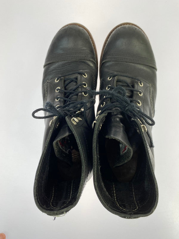 【現状渡し品】【メンズ】 RED WING レッドウィング IRON RABGER 8084 アイアンレンジャー ブーツ 靴 164-250823-yn-15-min サイズ：27.5cm カラー：ブラック 万代Net店