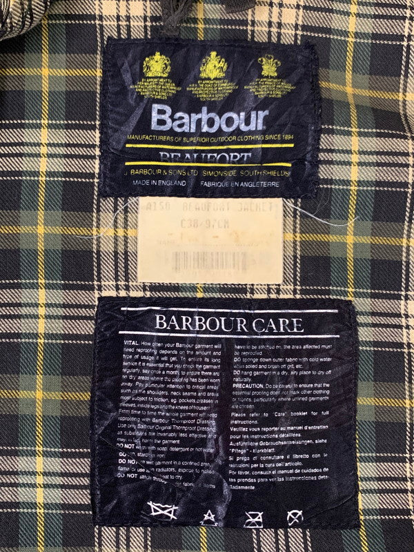 【現状渡し品】【メンズ】 Barbour バーブァー BEAUFORT JACKET ビューフォートジャケット ライナー付き アウター 144-250828-yn-03-min カラー：オリーブグリーン 万代Net店