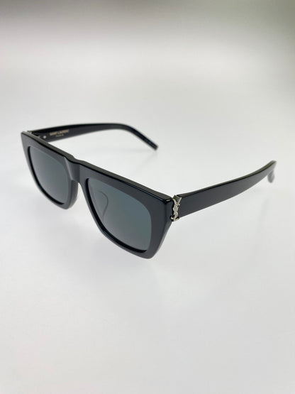 【LIFTる。景品】【中古品】【メンズ/レディース】 SAINT LAURENT サンローラン SL M131 F スクエア サングラス 182-250821-ks-11-min サイズ：54□19‐145 カラー：ブラック 万代Net店
