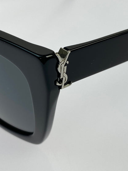 【LIFTる。景品】【中古品】【メンズ/レディース】 SAINT LAURENT サンローラン SL M131 F スクエア サングラス 182-250821-ks-11-min サイズ：54□19‐145 カラー：ブラック 万代Net店