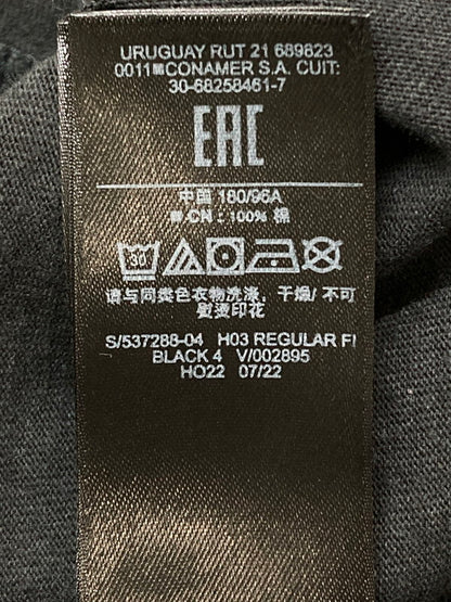 【中古品】【メンズ】 YZY YEEZY GAP ENGINEERED BY BALENCIAGA L S TEE 537288-04-1 イージー ギャップ バレンシアガ ロングスリーブ Tシャツ トップス 142-250819-jt-21-min サイズ：M カラー：ブラック 万代Net店
