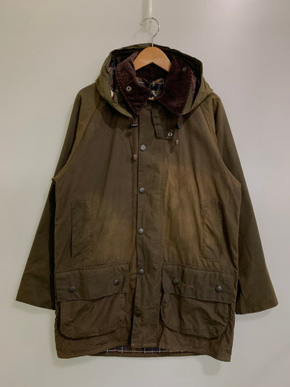 【中古品】【メンズ】 Barbour バーブァー CLASSIC BEAUFORT CLASSIC SYLKOIL HOOD クラシック ビューフォート クラシック シルコイル フード アウター 144-250821-yn-10-min サイズ：38 カラー：オリーブ 万代Net店