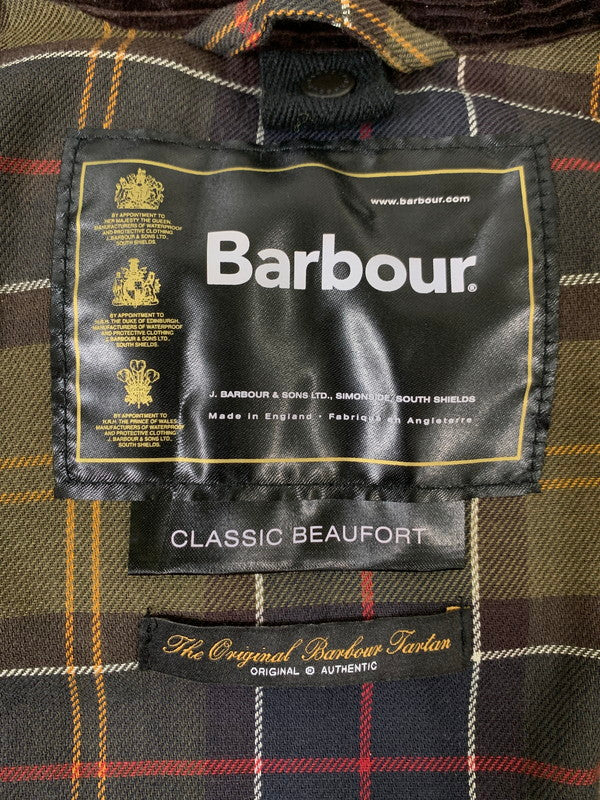 【中古品】【メンズ】 Barbour バーブァー CLASSIC BEAUFORT CLASSIC SYLKOIL HOOD クラシック ビューフォート クラシック シルコイル フード アウター 144-250821-yn-10-min サイズ：38 カラー：オリーブ 万代Net店