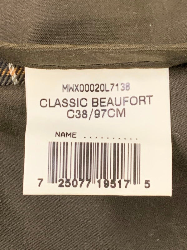 【中古品】【メンズ】 Barbour バーブァー CLASSIC BEAUFORT CLASSIC SYLKOIL HOOD クラシック ビューフォート クラシック シルコイル フード アウター 144-250821-yn-10-min サイズ：38 カラー：オリーブ 万代Net店