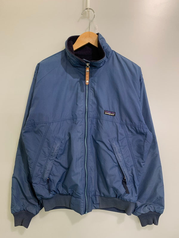 【中古品】【メンズ】 patagonia パタゴニア 90's SHELLED SYNCHILLA JACKET 90年代 雪なしタグ シェルドシンチラジャケット アウター 144-250821-yn-05-min サイズ：S カラー：ネイビー 万代Net店