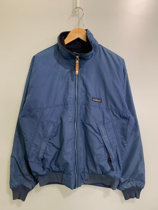 【中古品】【メンズ】 patagonia パタゴニア 90's SHELLED SYNCHILLA JACKET 90年代 雪なしタグ シェルドシンチラジャケット アウター 144-250821-yn-05-min サイズ：S カラー：ネイビー 万代Net店