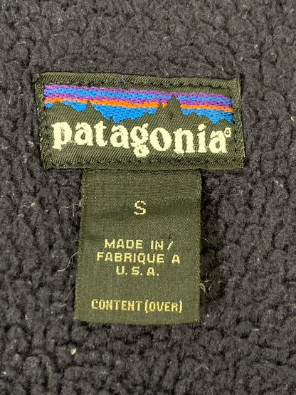 【中古品】【メンズ】 patagonia パタゴニア 90's SHELLED SYNCHILLA JACKET 90年代 雪なしタグ シェルドシンチラジャケット アウター 144-250821-yn-05-min サイズ：S カラー：ネイビー 万代Net店