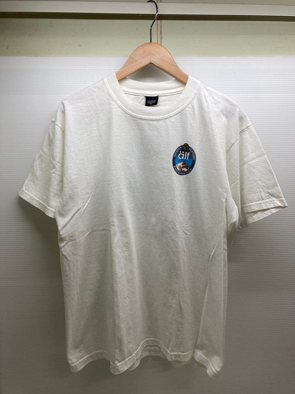【中古品】【メンズ】 ALF アルフ PRINT TEE プリントＴシャツ トップス 146-250819-jt-20-min サイズ：M カラー：ホワイト 万代Net店