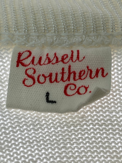 【中古品】【メンズ】 RUSSELL SOUTHERN ラッセルサザン 50-60'S JOE DIMAGGIO TEE ショートスリーブ 146-250817-AS-37-min サイズ：L カラー：ホワイト 万代Net店