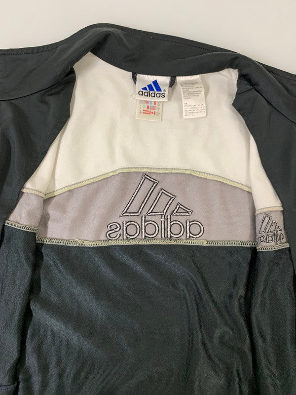 【中古品】【メンズ】 adidas アディダス 90-00S TRACK JACKET 90年代-00年代 トラック ジャケット メンズ トップス ヴィンテージ ジャージ 146-251106-em-47-min サイズ：M カラー：ホワイト/グレー/ブラック 万代Net店