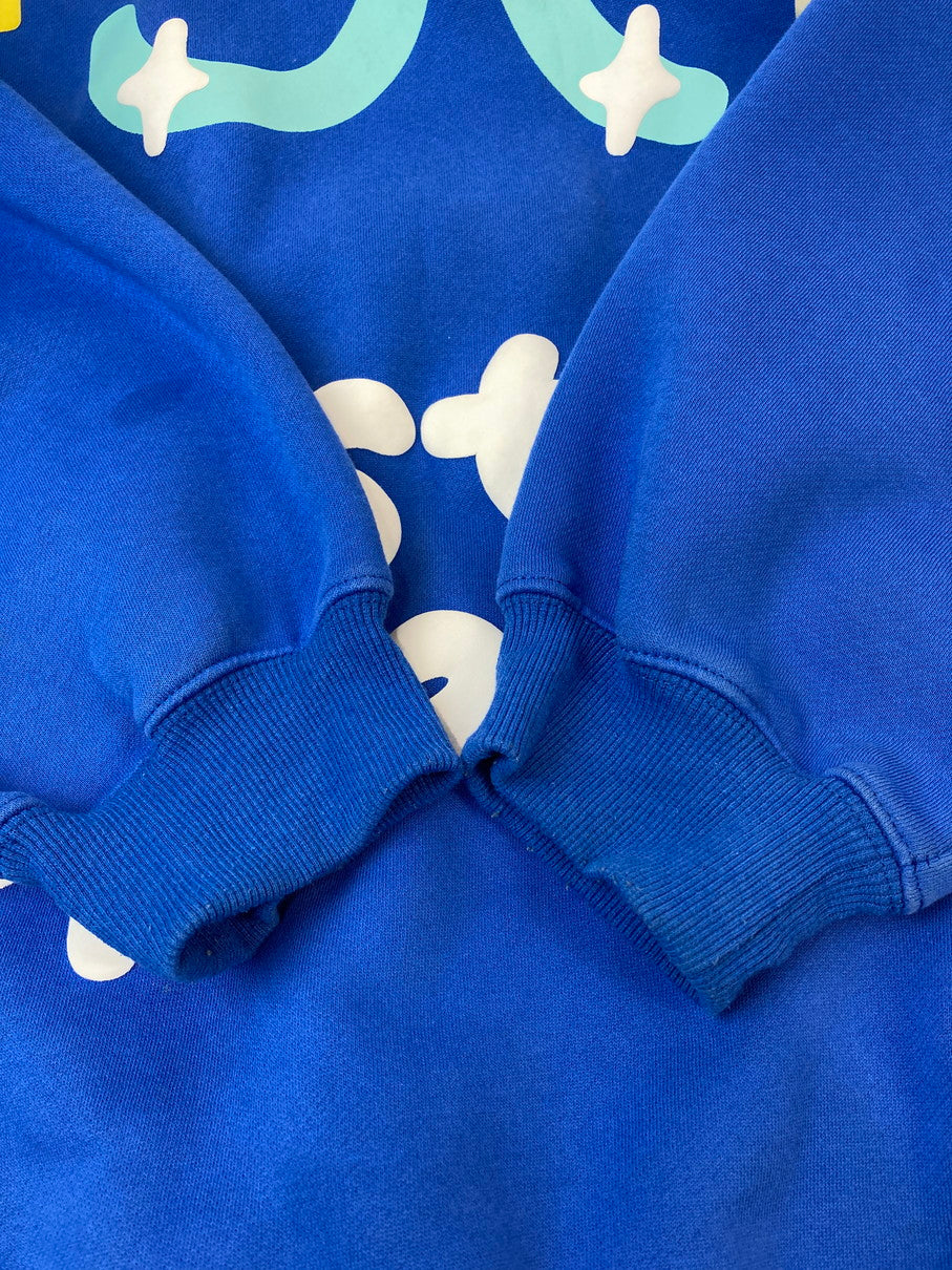 【中古品】【メンズ】 BROKEN PLANET ブロークン プラネット LOST IN SPACE HOODIE フーディ 142-251102-zi-45-min サイズ：XL カラー：ブルー 万代Net店