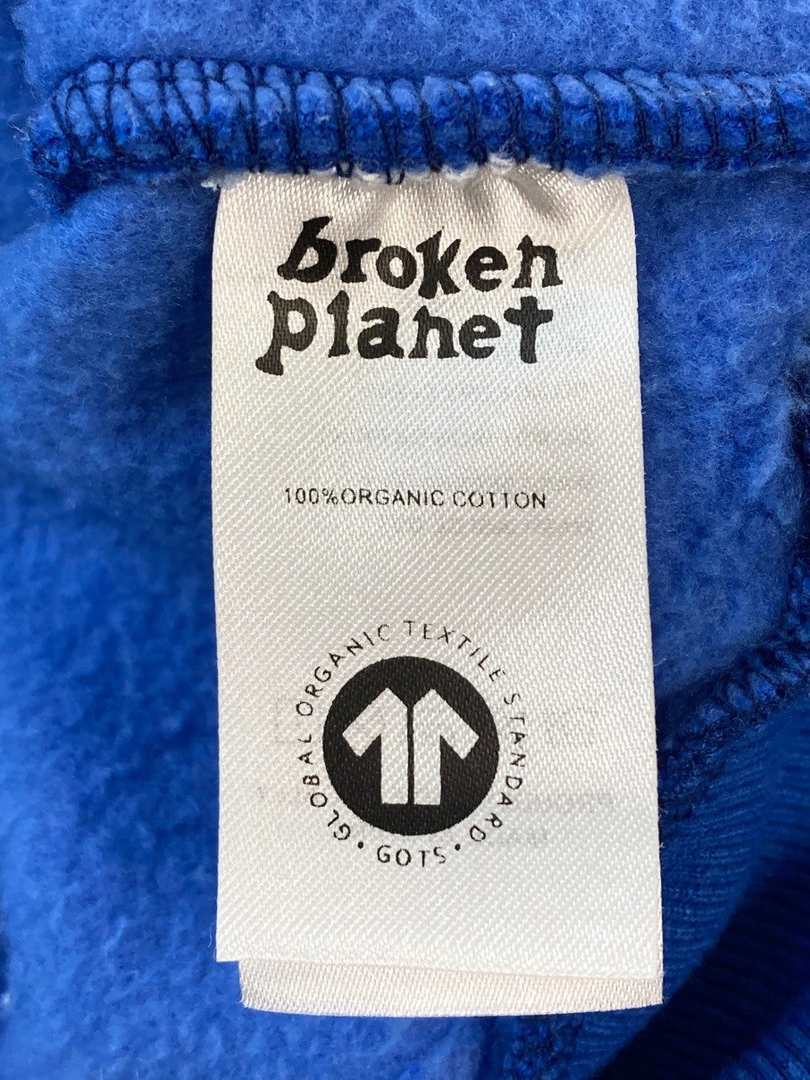 【中古品】【メンズ】 BROKEN PLANET ブロークン プラネット LOST IN SPACE HOODIE フーディ 142-251102-zi-45-min サイズ：XL カラー：ブルー 万代Net店