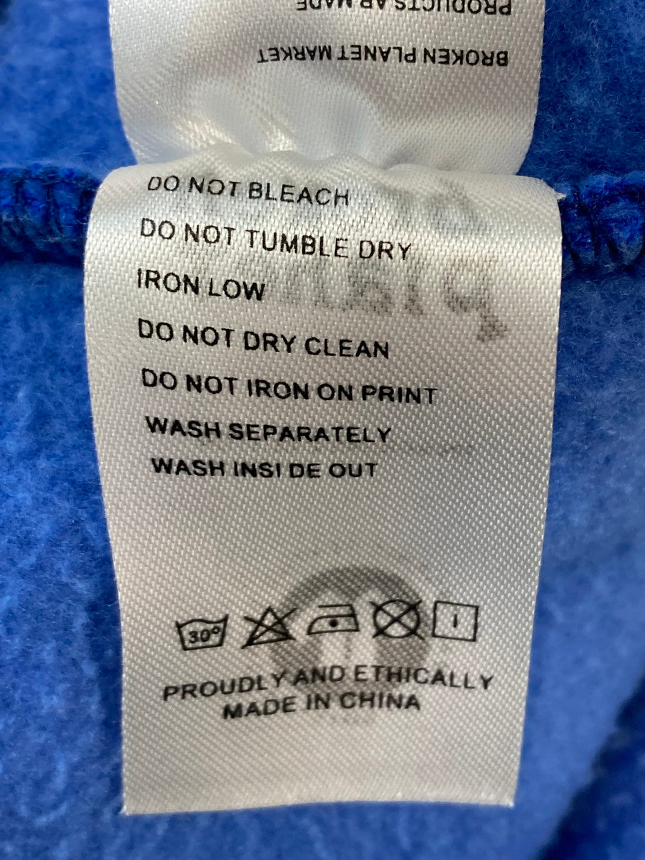 【中古品】【メンズ】 BROKEN PLANET ブロークン プラネット LOST IN SPACE HOODIE フーディ 142-251102-zi-45-min サイズ：XL カラー：ブルー 万代Net店