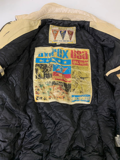 【現状渡し品】【メンズ】 AVIREX アヴィレックス LEATHER STADIUM JACKET レザー切替 スタジアムジャケット アウター 145-250821-yn-12-min サイズ：L カラー：ブラック 万代Net店