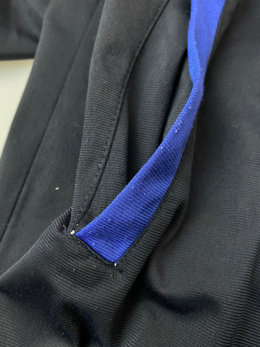 【現状渡し品】【メンズ】 FUBU フブ TRACK JACKET ＆ TRACK PANTS JERSEY SET-UP トラックジャケット & トラックパンツ ジャージ セットアップ トップス ボトムス 146-251021-kk-66-min サイズ：XL カラー：ネイビー 万代Net店