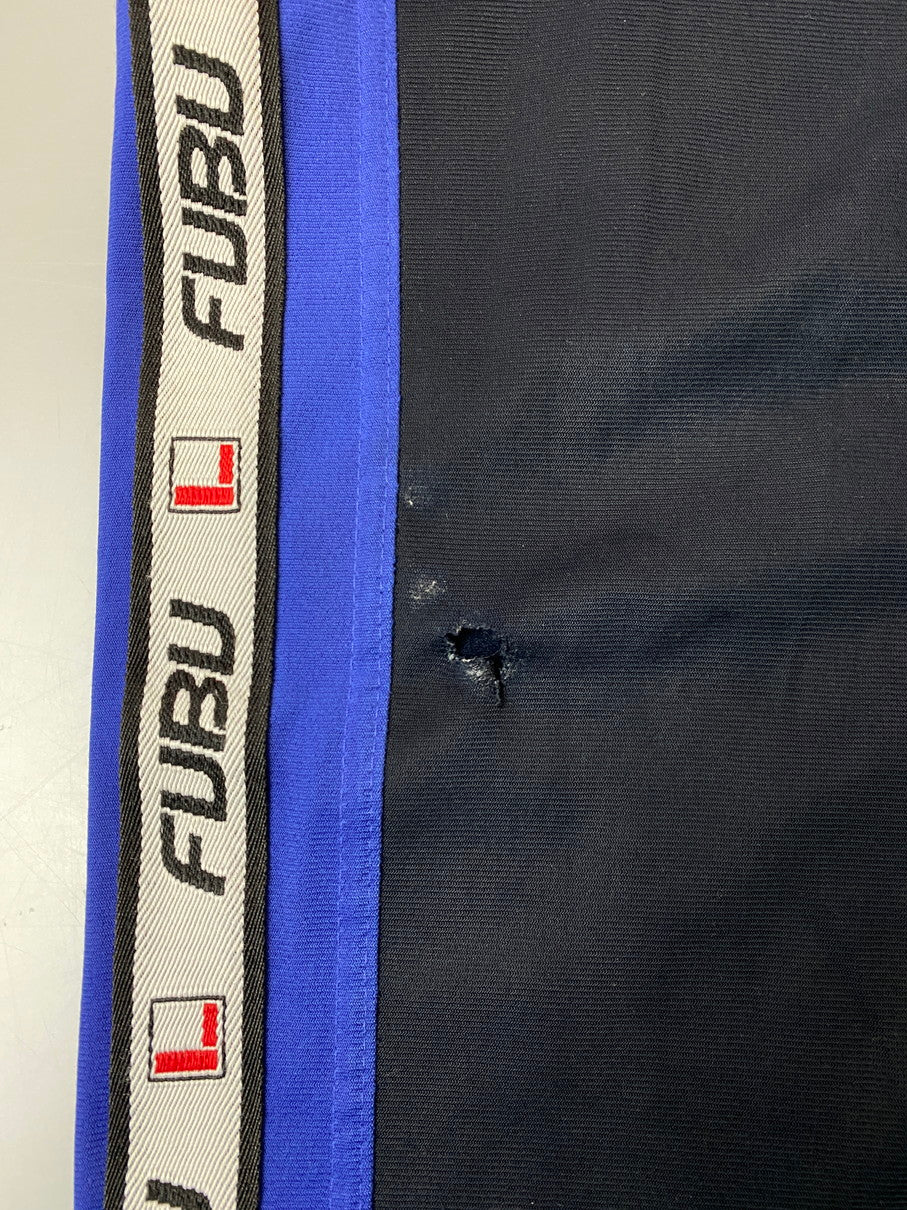 【現状渡し品】【メンズ】 FUBU フブ TRACK JACKET ＆ TRACK PANTS JERSEY SET-UP トラックジャケット & トラックパンツ ジャージ セットアップ トップス ボトムス 146-251021-kk-66-min サイズ：XL カラー：ネイビー 万代Net店