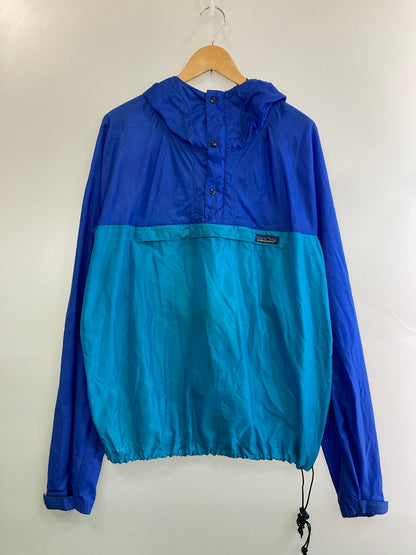 【現状渡し品】【メンズ】 patagonia パタゴニア 三角タグ 80S　NYLON ANORAK PARKA ナイロンアノラックパーカー 144-250816-ks-41-min サイズ：L カラー：ブルー/ライトブルー 万代Net店