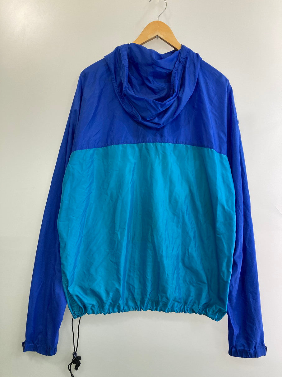 【現状渡し品】【メンズ】 patagonia パタゴニア 三角タグ 80S　NYLON ANORAK PARKA ナイロンアノラックパーカー 144-250816-ks-41-min サイズ：L カラー：ブルー/ライトブルー 万代Net店