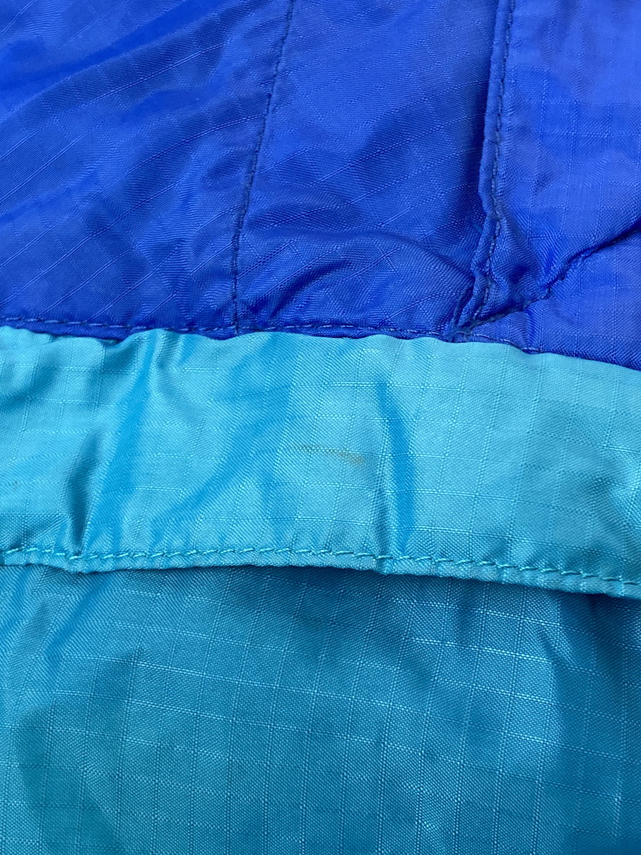 【現状渡し品】【メンズ】 patagonia パタゴニア 三角タグ 80S　NYLON ANORAK PARKA ナイロンアノラックパーカー 144-250816-ks-41-min サイズ：L カラー：ブルー/ライトブルー 万代Net店