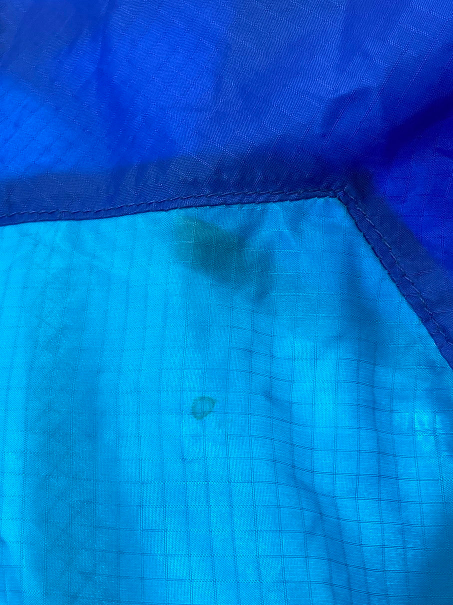 【現状渡し品】【メンズ】 patagonia パタゴニア 三角タグ 80S　NYLON ANORAK PARKA ナイロンアノラックパーカー 144-250816-ks-41-min サイズ：L カラー：ブルー/ライトブルー 万代Net店