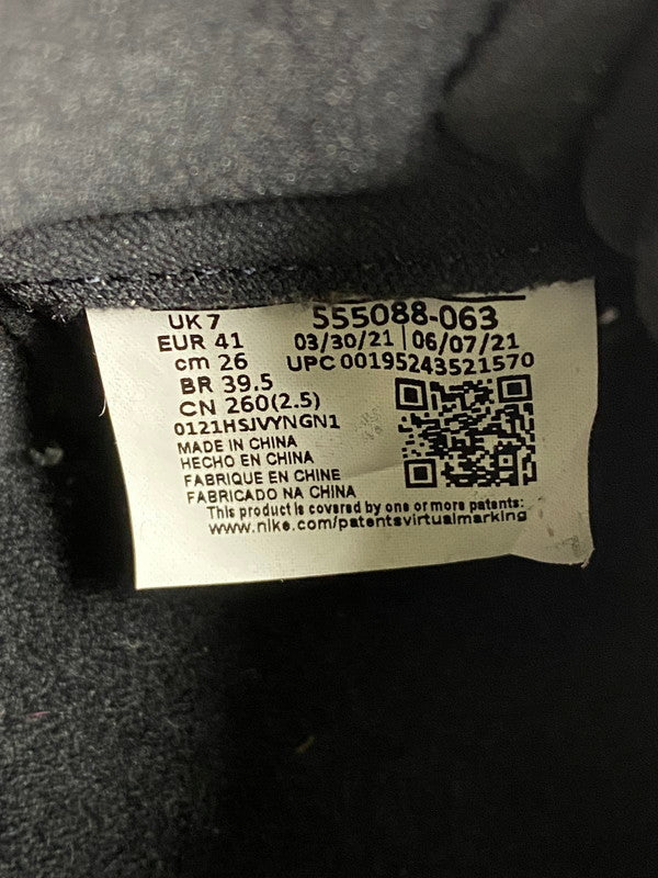 【中古品】【メンズ】 NIKE ナイキ 555088-063 AIR JORDAN 1 HIGH OG 靴 シューズ スニーカー SNEAKERS 160-250820-ks-06-min サイズ：26cm カラー：BLACK/VARSITY RED-WHITE 万代Net店