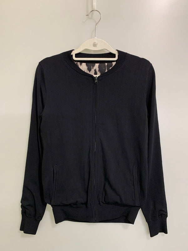 【中古品】【レディース】 SOV ソブ REVERSIBLE REOPARD JACKET 0309-290-183 リバーシブル レオパードジャケット ライトアウター 170-251110-kk-26-min サイズ：38 カラー：ブラック 万代Net店