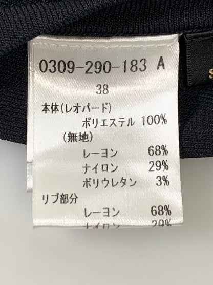 【中古品】【レディース】 SOV ソブ REVERSIBLE REOPARD JACKET 0309-290-183 リバーシブル レオパードジャケット ライトアウター 170-251110-kk-26-min サイズ：38 カラー：ブラック 万代Net店