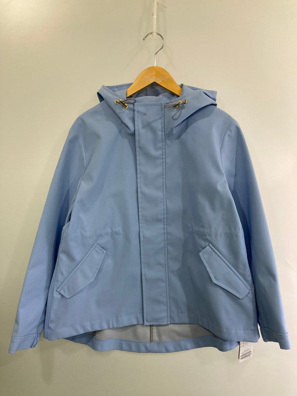 【中古美品】【レディース】 NOBLE ノーブル 24-011-240-5000-1-0 ウインドプルーフマウンテンパーカー タグ付き 169-250823-cn-16-min サイズ：36 カラー：サックスブルー 万代Net店