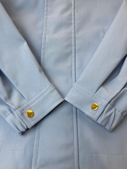 【中古美品】【レディース】 NOBLE ノーブル 24-011-240-5000-1-0 ウインドプルーフマウンテンパーカー タグ付き 169-250823-cn-16-min サイズ：36 カラー：サックスブルー 万代Net店