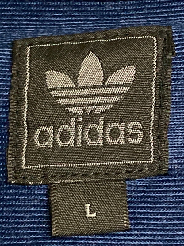 【中古品】【メンズ】 adidas アディダス 00S TRACK JACKET 00年 トラック ジャケット フルジップ メンズ スポーツ ジャケット 146-251212-em-10-min サイズ：L カラー：ネイビー 万代Net店