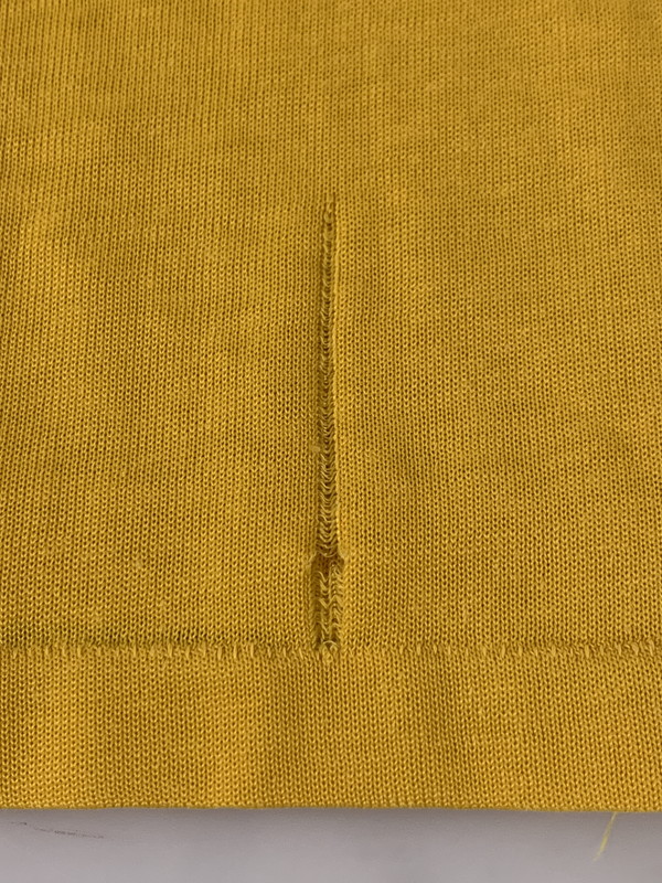 【現状渡し品】【メンズ】 MASON メーソン 60S GAME SHIRT トップス 146-250830-ks-03-min サイズ：L カラー：イエロー 万代Net店