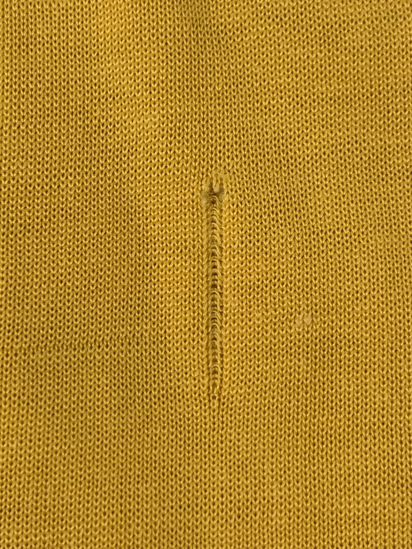 【現状渡し品】【メンズ】 MASON メーソン 60S GAME SHIRT トップス 146-250830-ks-03-min サイズ：L カラー：イエロー 万代Net店