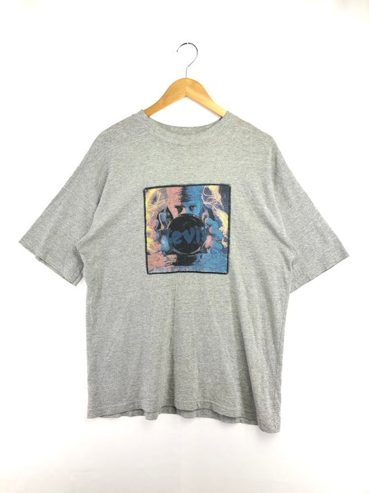 【中古品】【メンズ】 LEVI'S 00S DESIGN TEE デザイン Tシャツ 00年代 半袖Tシャツ トップス 146-260514-ki-08-tagh サイズ：M カラー：グレー 万代Net店