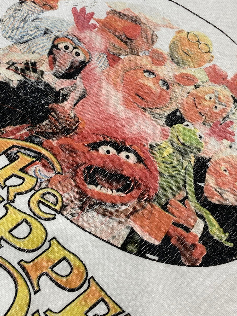 【中古品】【メンズ】 THE MUPPET SHOW マペット・ショー 2002 25TH ANNIVERSARY T‐SHIRT アニバーサリー Tシャツ トップス 146-250816-ks-20-min サイズ：XL カラー：ホワイト 万代Net店