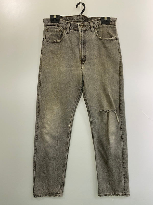 【現状渡し品】【メンズ】 Levi's リーバイス DENIM PANTS 505 80S ボタン裏650 デニム パンツ ジーンズ メンズ ボトムス 158-251214-em-10-min サイズ：W34×L32 カラー：グレー 万代Net店